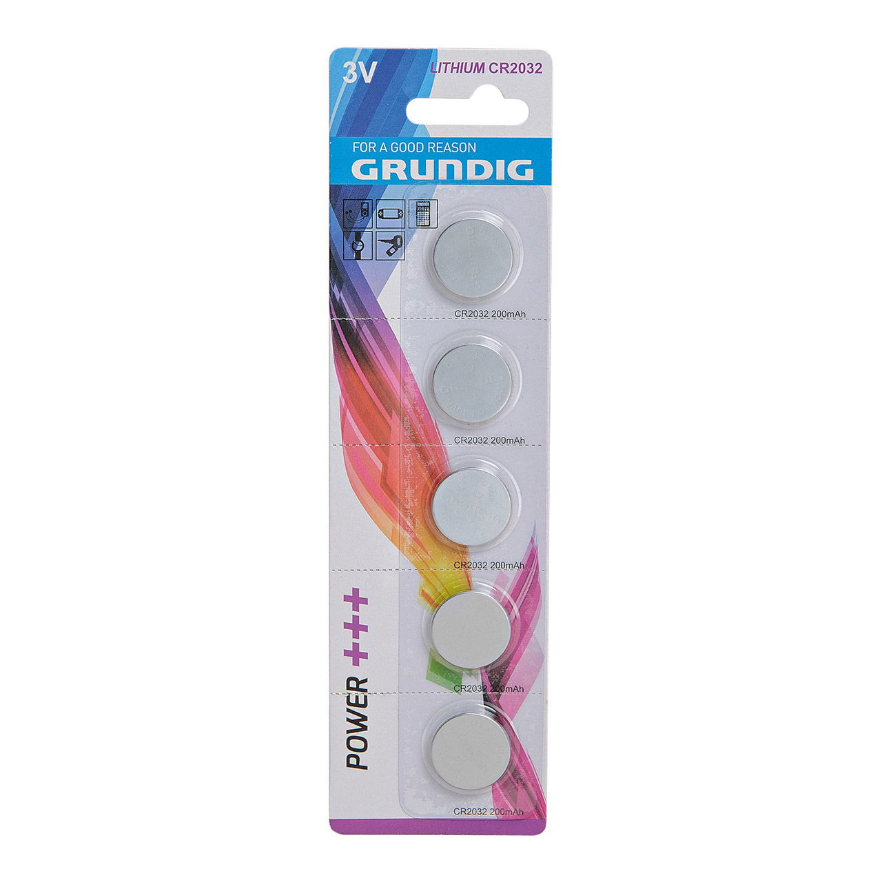 CR2032 Pile bouton au lithium, lot de 5 CR2032 Pile bouton au lithium, lot de 5