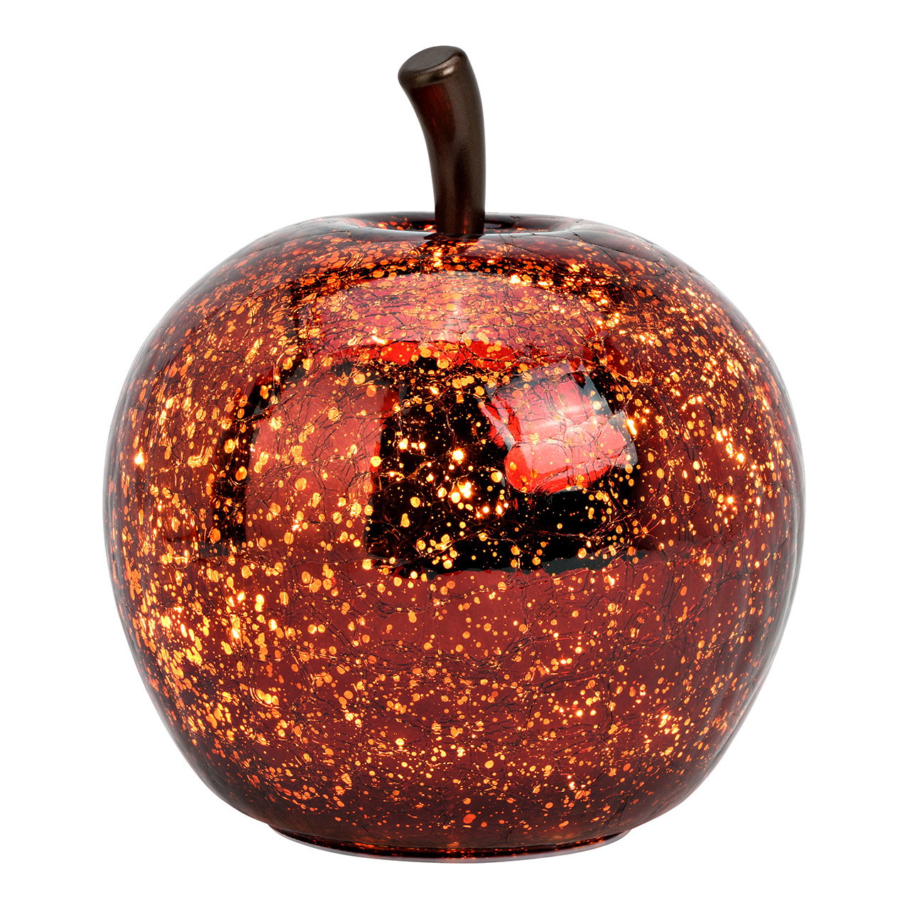Apfel, Glitzer, Glasapfel, Dekor, Kunstobjekt