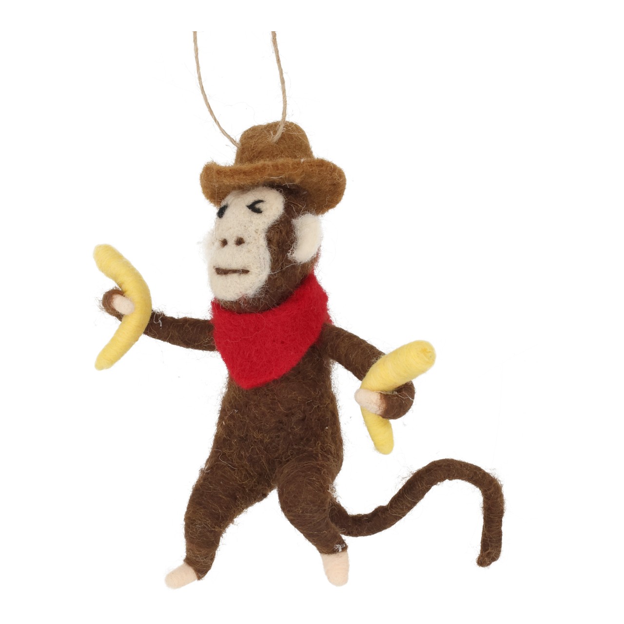 Schaf, Affe, Duftfigur, Jute, Hut