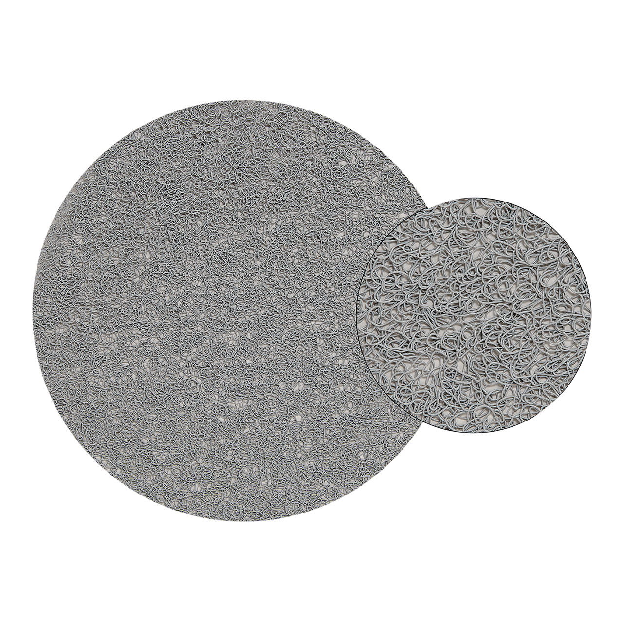 Placemat grey plastic 38cm