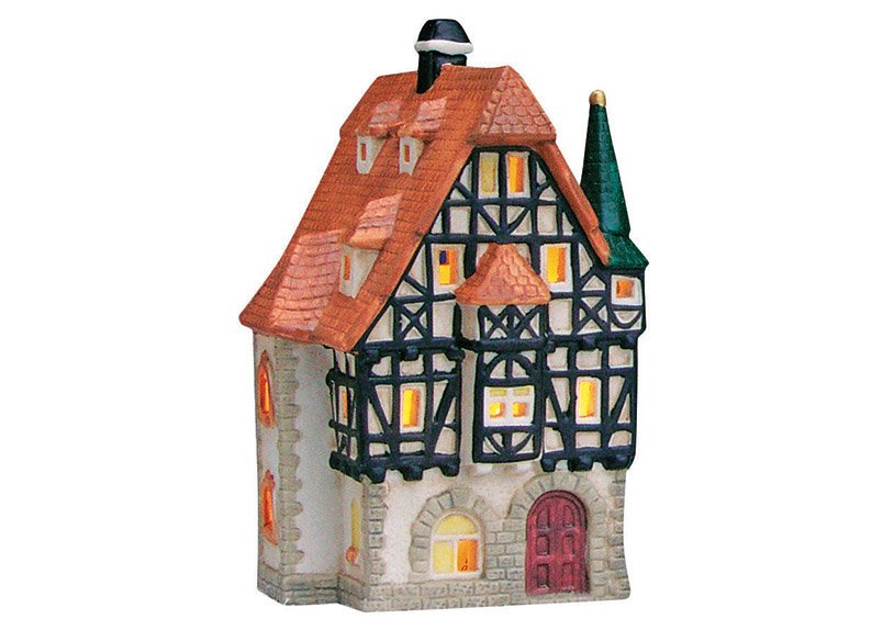 Apotheek Rothenburg Tauber, gemaakt van porselein, (w/h/d) 10x19x10 cm