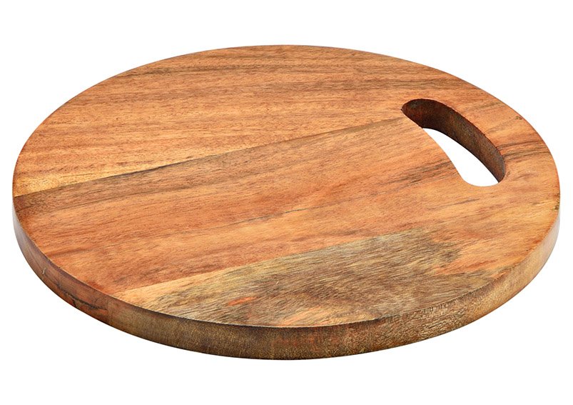 Acacia wood serving board natural (W/H/D) 25x2x25cm