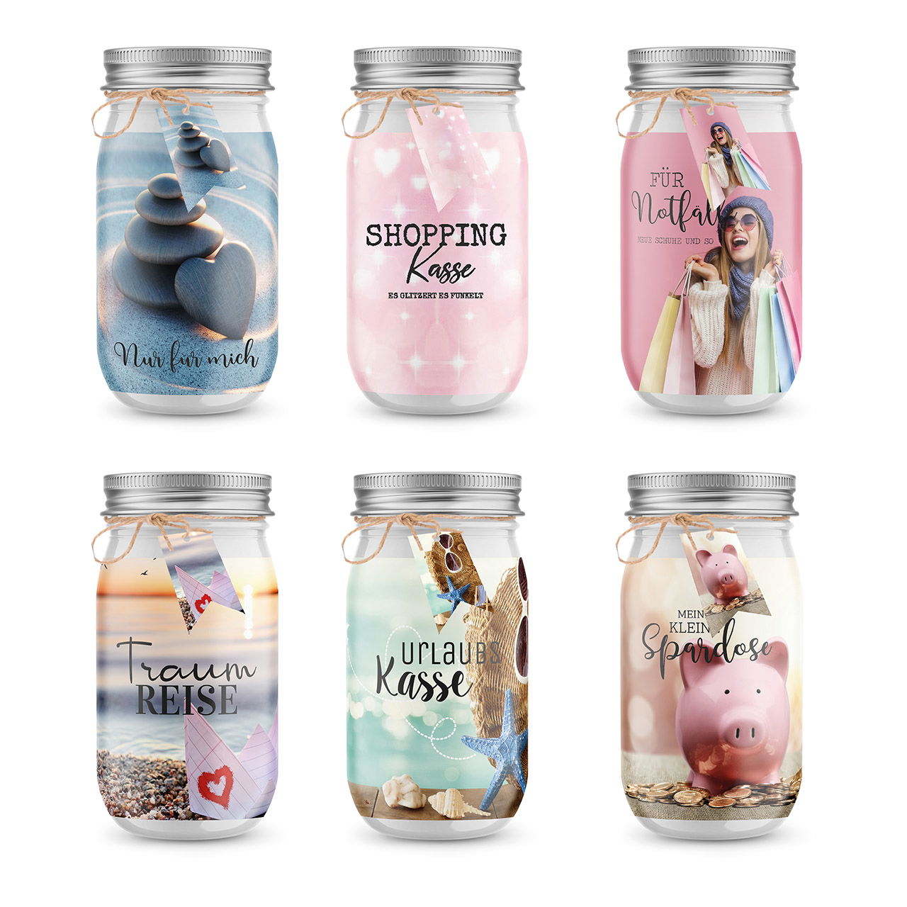 Money box cash box & travel made of glass Colorful 6-fold, (W/H/D) 8x13x8cm Money box cash box & travel made of glass Colorful 6-fold, (W/H/D) 8x13x8cm