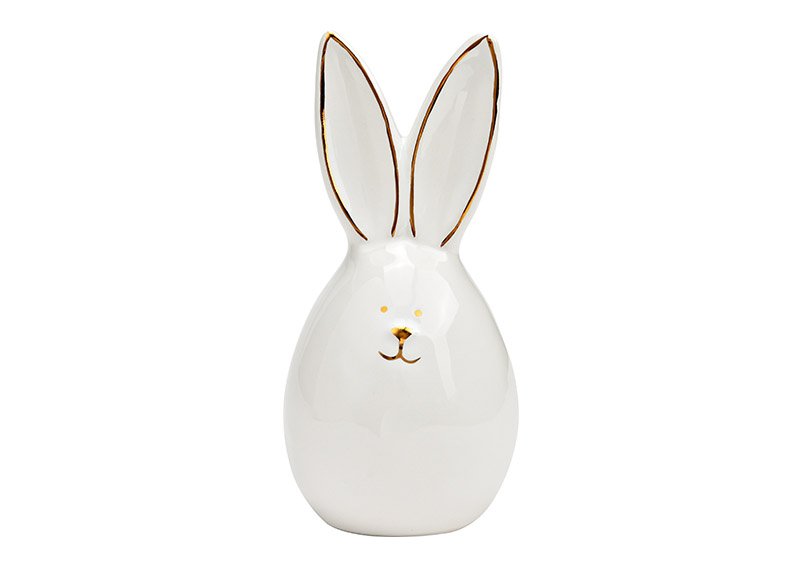 Bunny ceramic white (W/H/D) 5x10x5cm
