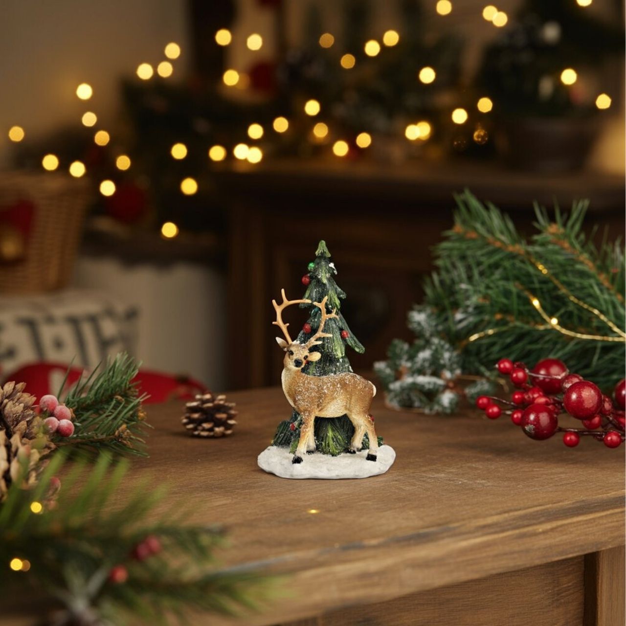 Hirsch, Wildtiere, Antilope, Weihnachtsdekorationen, Festival