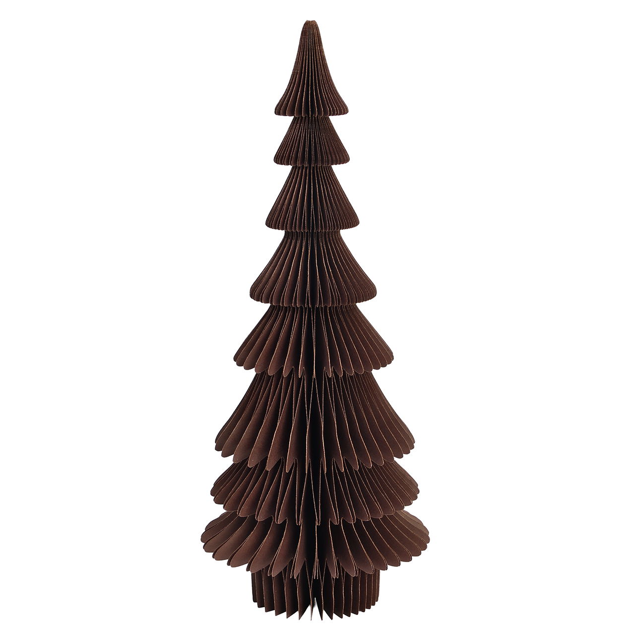 Sapin Honeycomb en papier/carton brun (L/H/P) 19x45x19cm Tier, Vogel, Papier