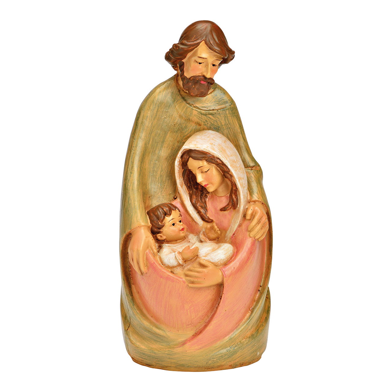 Poly kerststal, kleurrijk (B/H/D) 7x17x8cm Poly kerststal, kleurrijk (B/H/D) 7x17x8cm