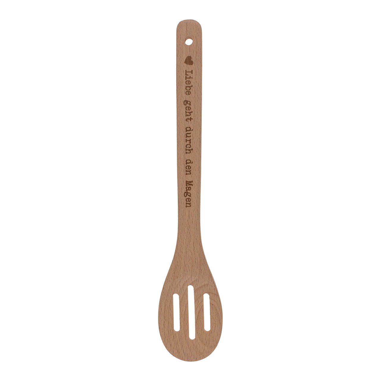 Ustensiles de cuisine Slogans ca 30cm, 3 formes en bois naturel 9 fois