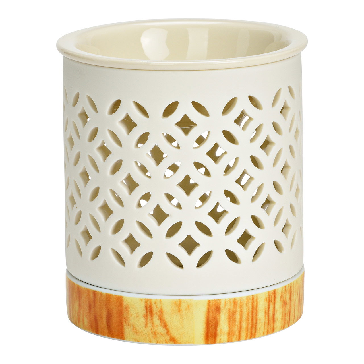 Lampada profumata in porcellana, bianca (L/H/D) 9x11x9cm Lampada profumata in porcellana, bianca (L/H/D) 9x11x9cm