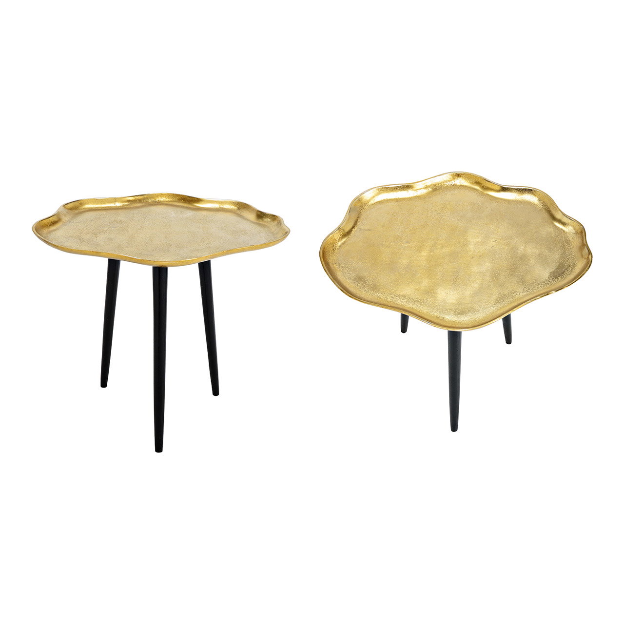 Table en métal doré (L/H/P) 51x43x40cm Table en métal doré (L/H/P) 51x43x40cm