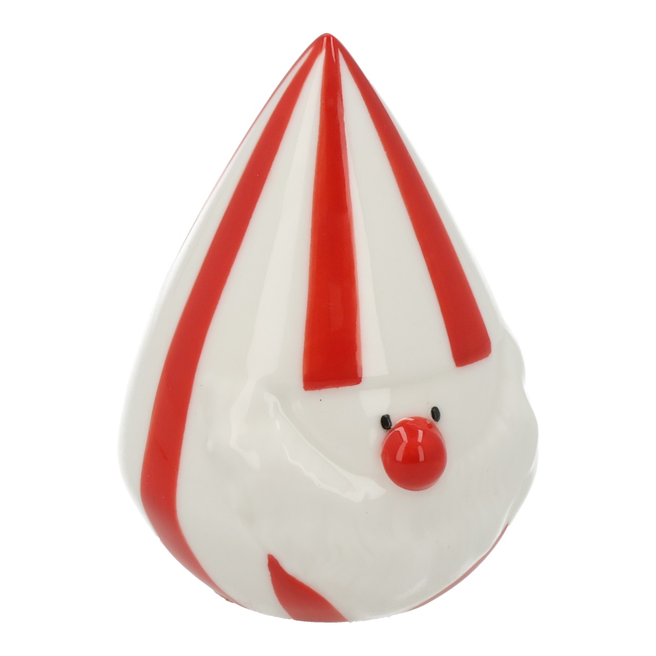 Weihnachtsmann aus Porzellan Rot (B/H/T) 7x10x8cm | 10047104