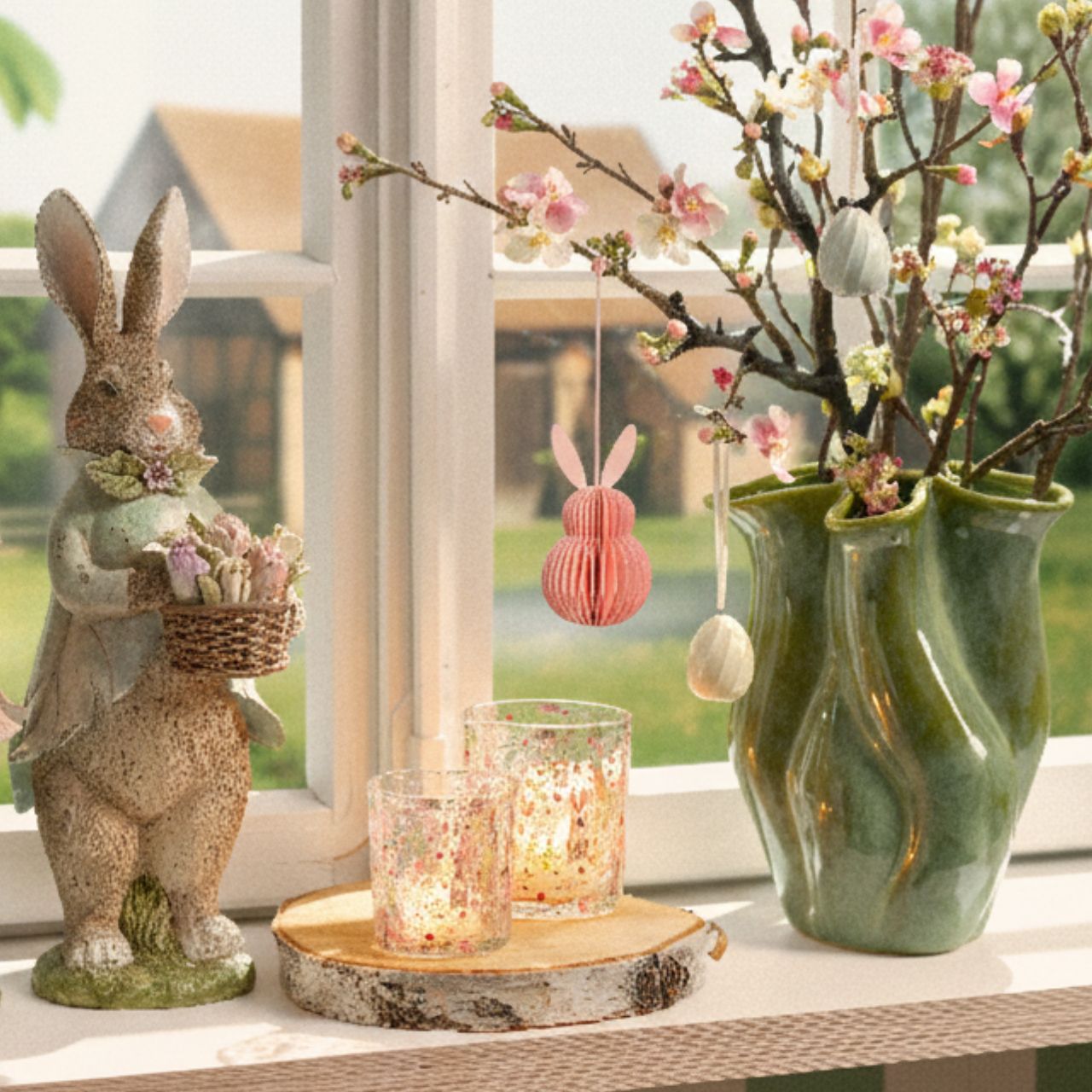 Kunst, Kunsthandwerk, Symbol, Fenster, Pflanze, Fensterbank