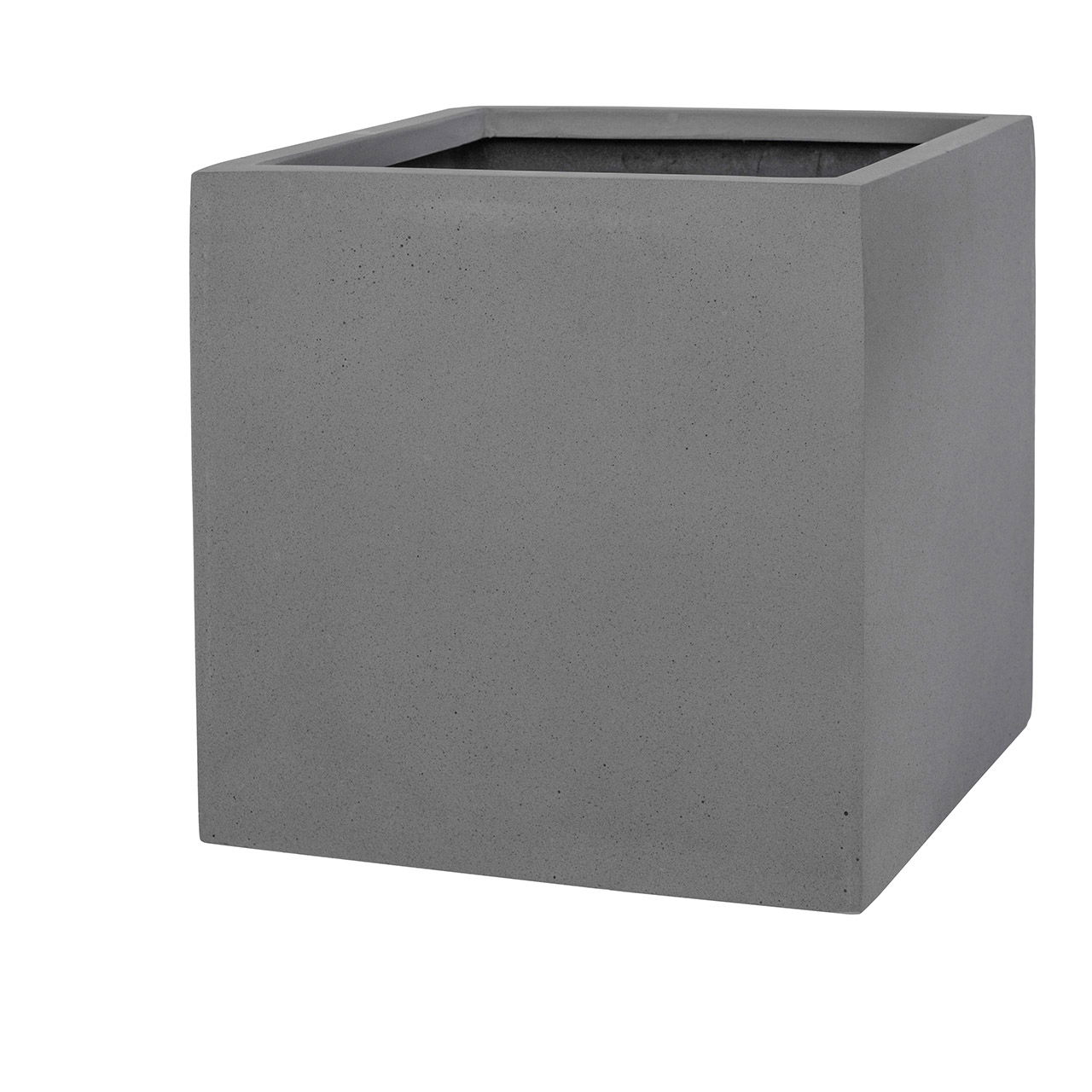 Vaso da fiori Vaso in ceramica in fibrestone grigio (L/H/D) 25x25x25cm