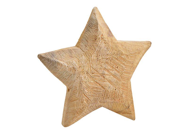Star wood brown 30x30x3cm
