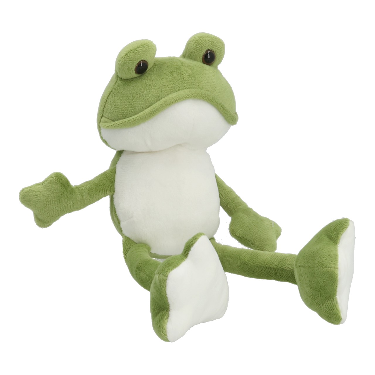 Frosch aus Plüsch Grün (B/H/T) 17x22x17cm Plushie, Frosch, Kuscheltier, grün, weiche stoff