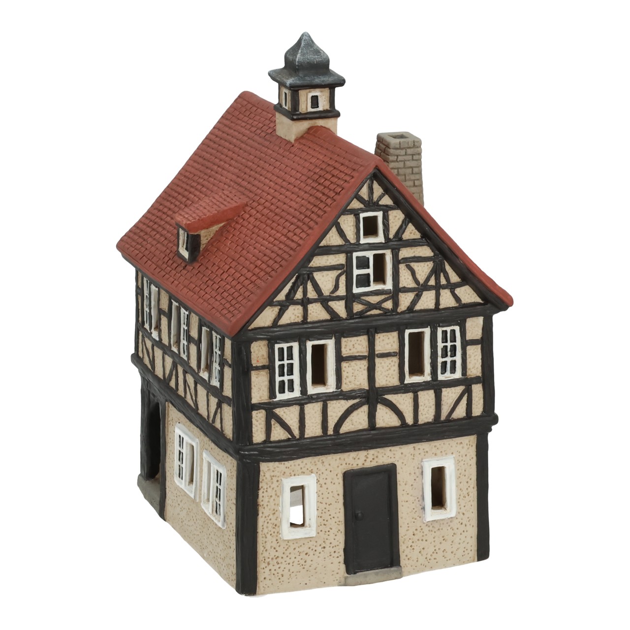 Miniature Haus, Fachwerk, Modellbau, Rotes Dach, Schornstein