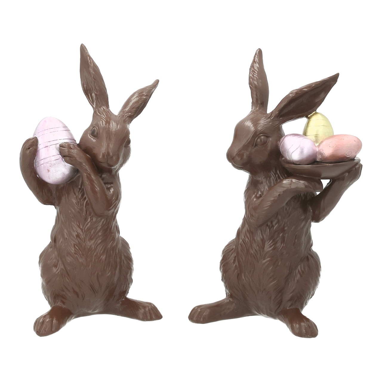 Schoko-Hase, Osterhase, Schokoladenfigur, Osternest, Osterdekoration