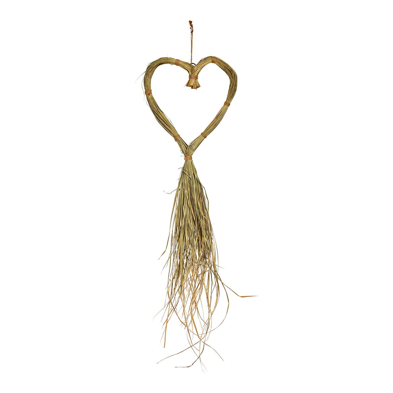 Corazón colgante de hierba marina natural (ancho/alto/profundidad) 31x100x3cm Corazón colgante de hierba marina natural (ancho/alto/profundidad) 31x100x3cm