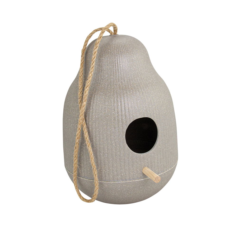 Vogelhaus Kokon, Strohfaser/Kunststoff, 18×25cm, 1 Stck, natur, @ Zubehor, Tasche, Handtasche