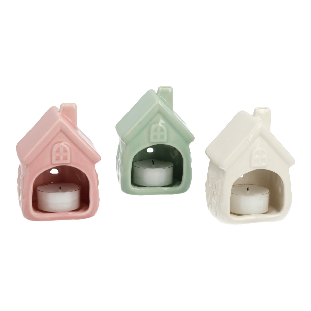 Porzellan, Miniaturhaus, Dekoration, Rosa Pastell, Geschenkartikel