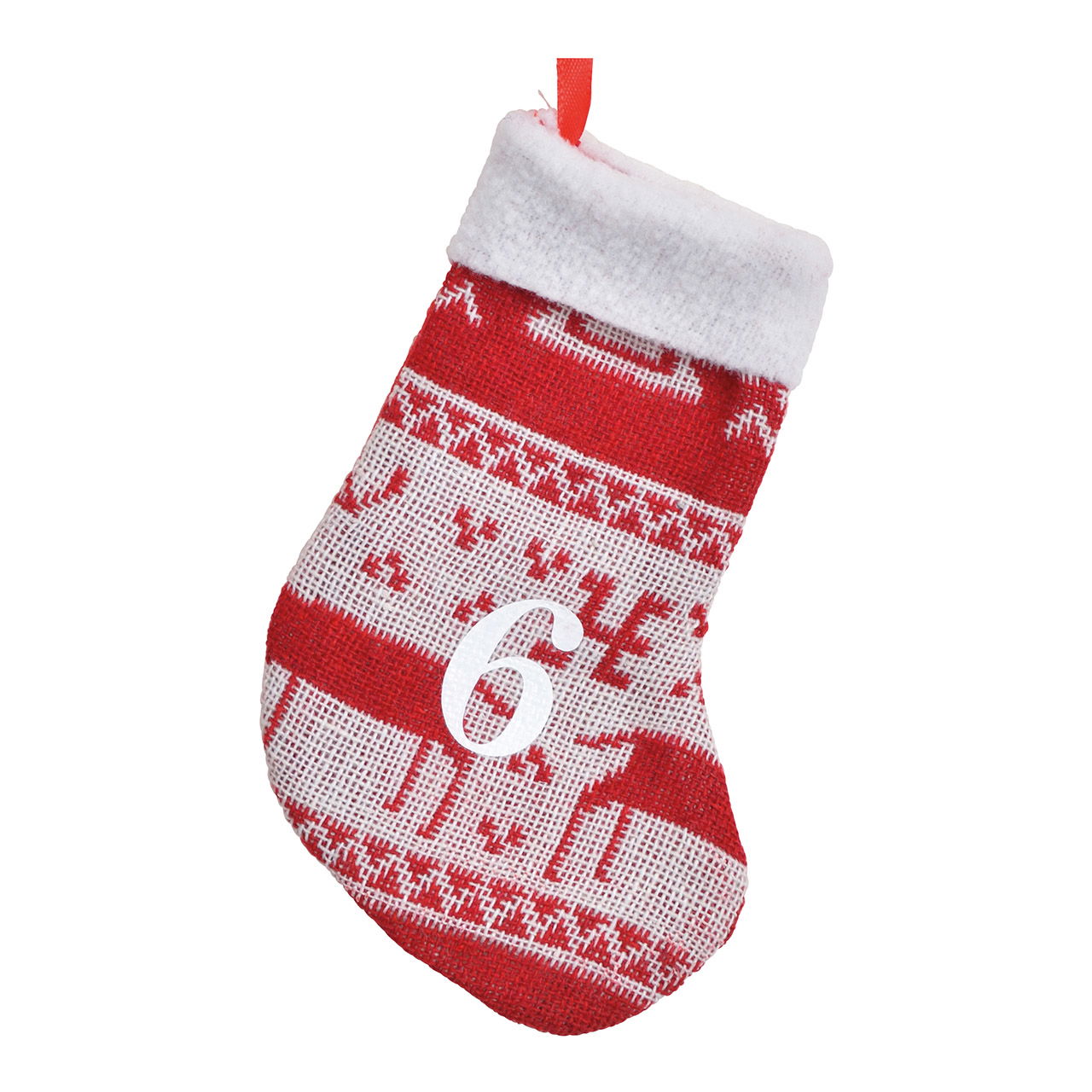 Advent calender sock textile 2 20cm