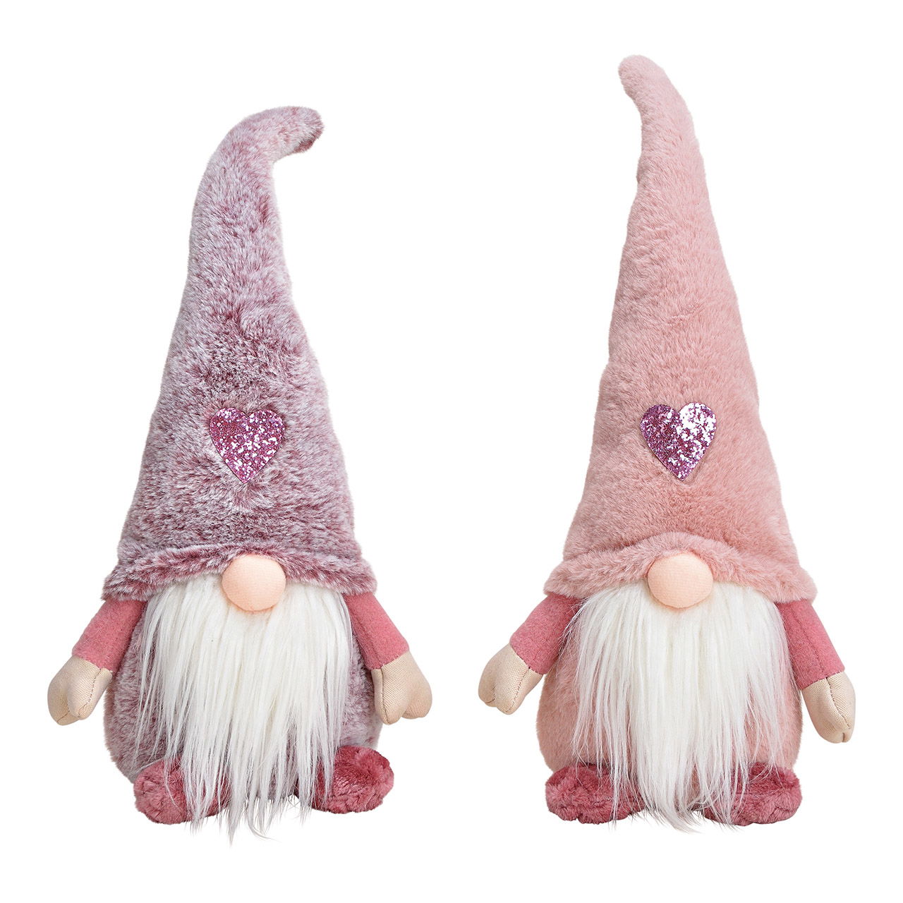 Wichtel aus Textil Pink/Rosa 2-fach, (B/H/T) 17x45x11cm Wichtel aus Textil Pink/Rosa 2-fach, (B/H/T) 17x45x11cm