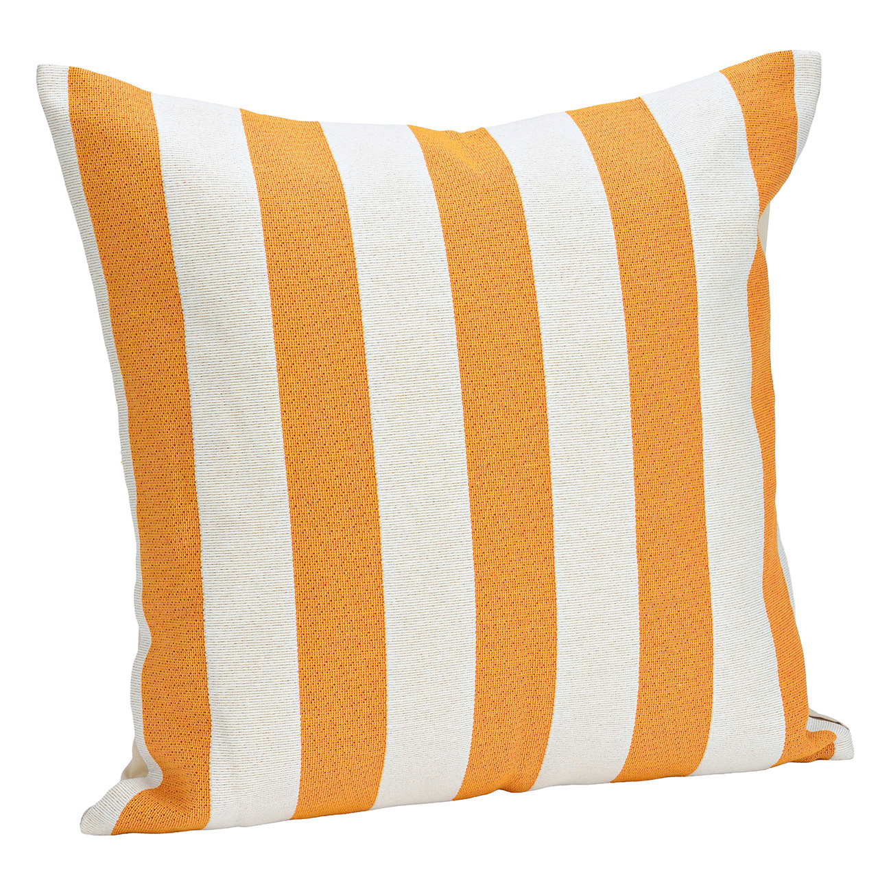 Kissenbezug gestreift aus Textil Orange (B/H/T) 45x45x1cm Kissen, Kissenbezug, Streifen, Orange, Stoffkissen