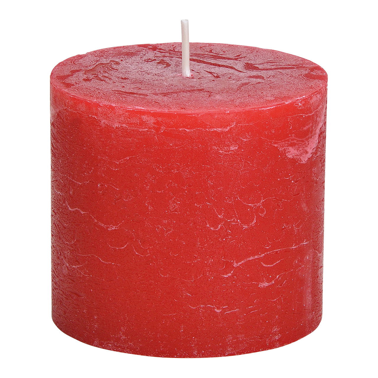 Bougie 10x9x10cm en cire rouge Essen, Ketchup, Kerze