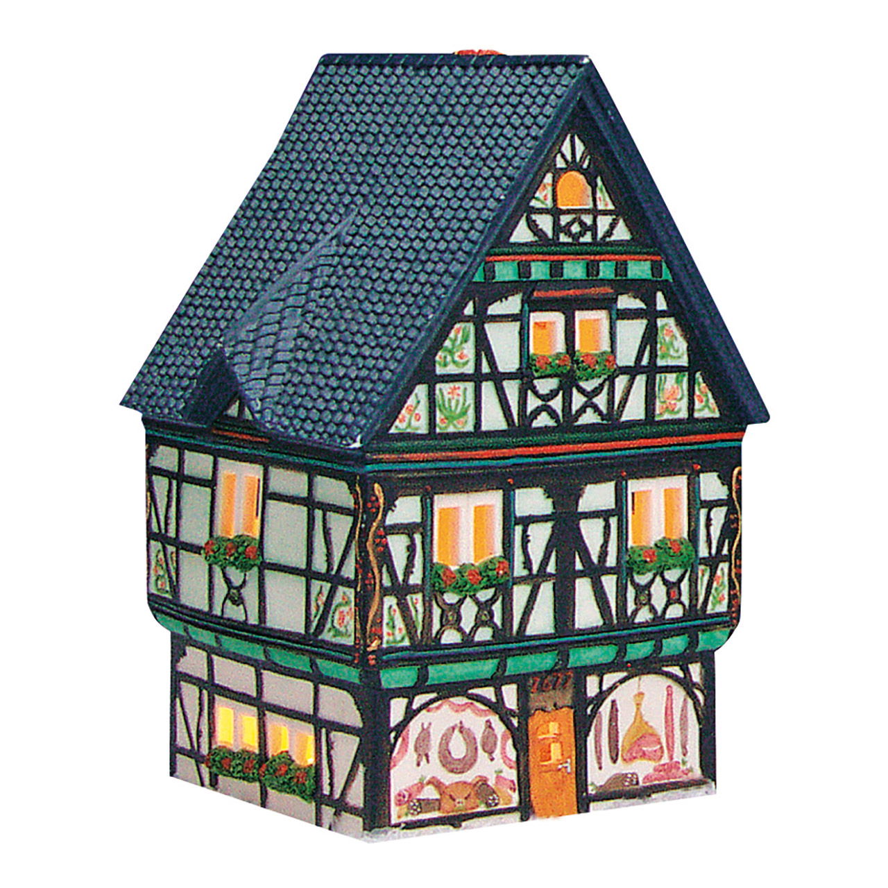 Wurm Metzgerei Linz/Rhein aus Porzellan, Bunt (B/H/T) 10x19x10cm Wurm Metzgerei Linz/Rhein aus Porzellan, Bunt (B/H/T) 10x19x10cm