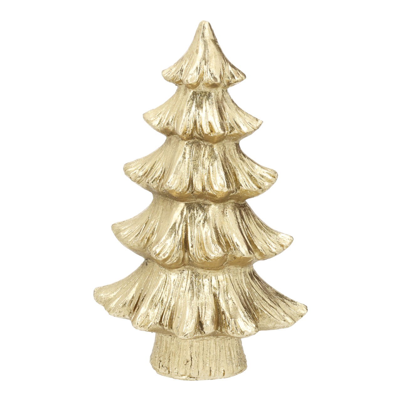 Tannenbaum aus Poly Gold (B/H/T) 16x26x12cm Puppe, Spielzeug, Figur
