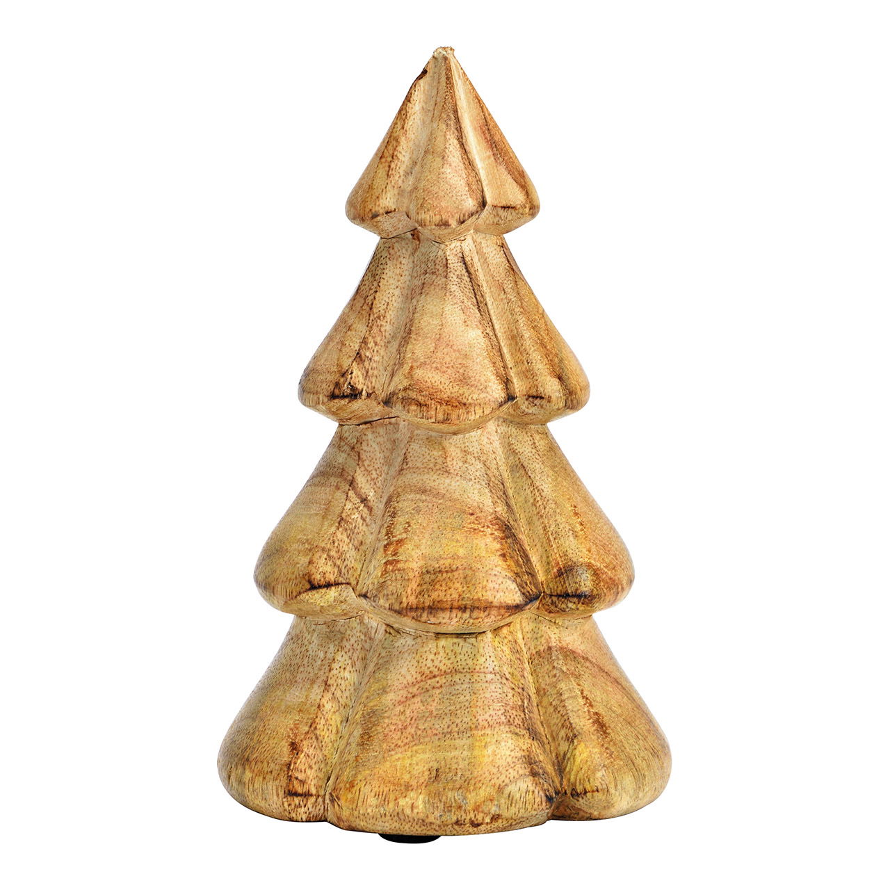 Présentoir sapin en bois de manguier naturel (L/H/P) 9x16x9cm