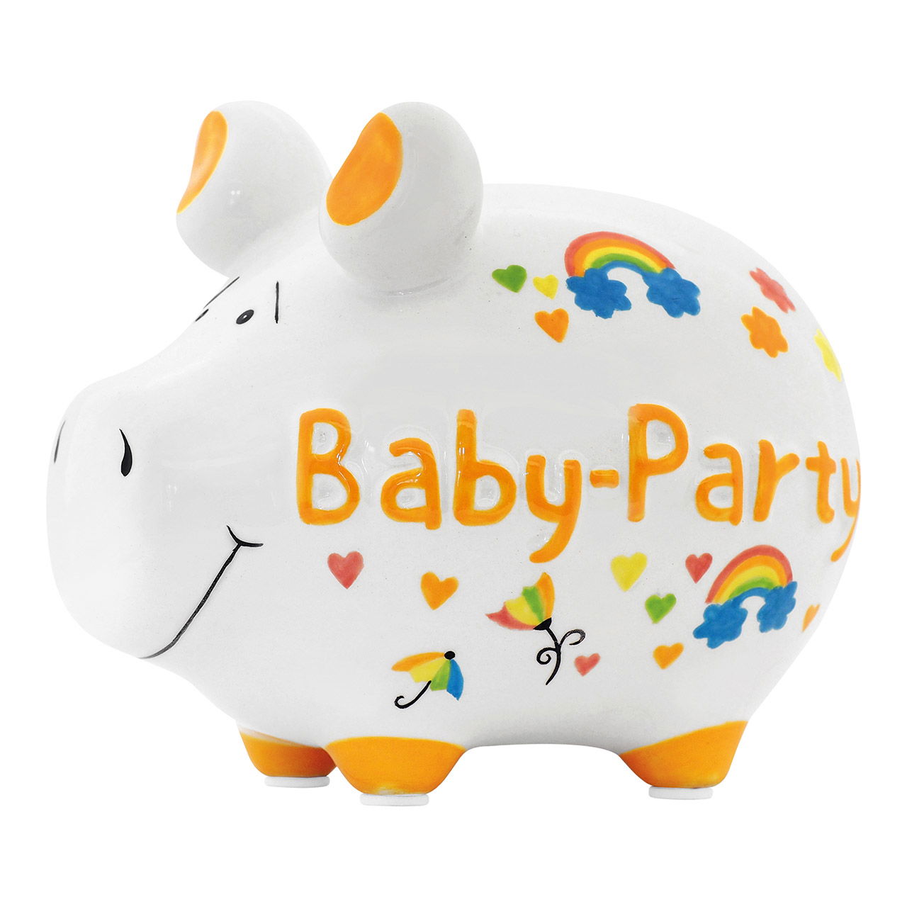 Money box KCG Babyparty colorful (W/H/D) 12x9x9cm