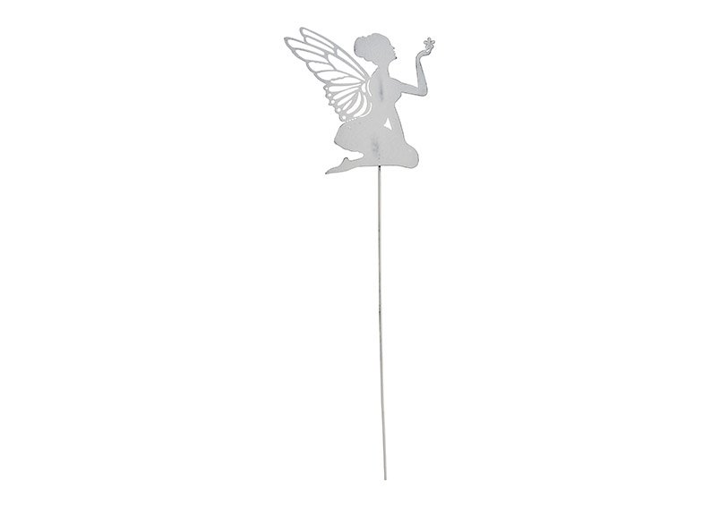 Plug fairy metal white (W/H) 14x58cm