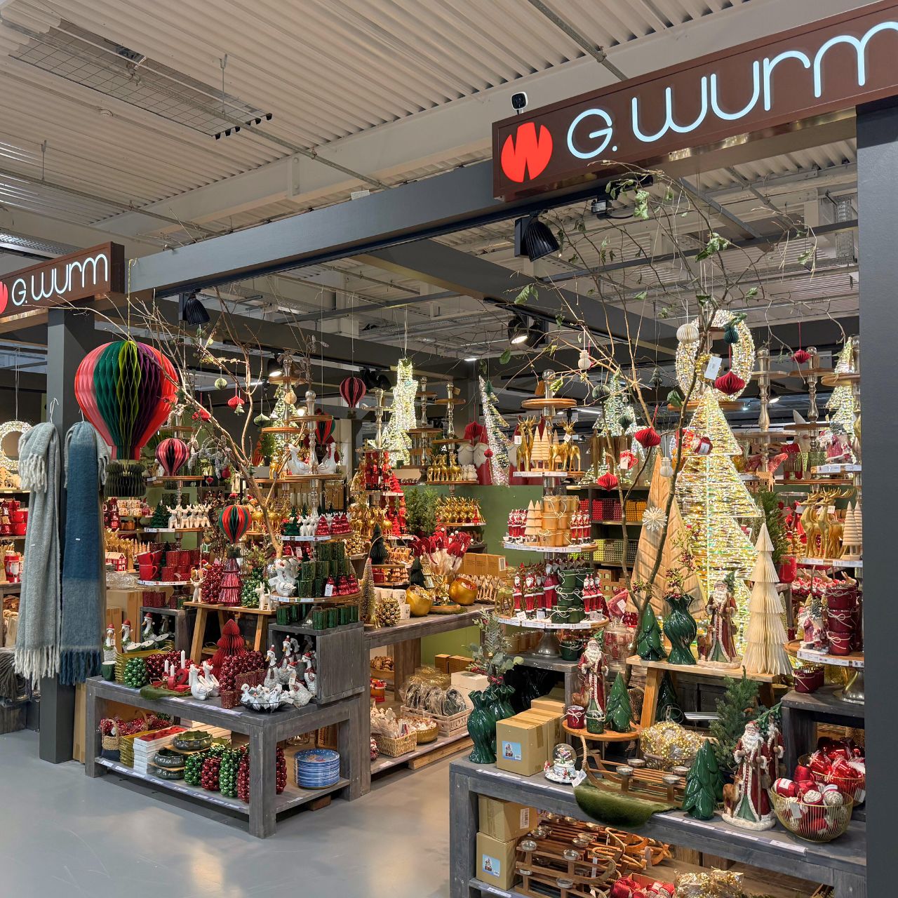 Geschäft, Drinnen, Weihnachten, Weihnachtsdekorationen, Festival