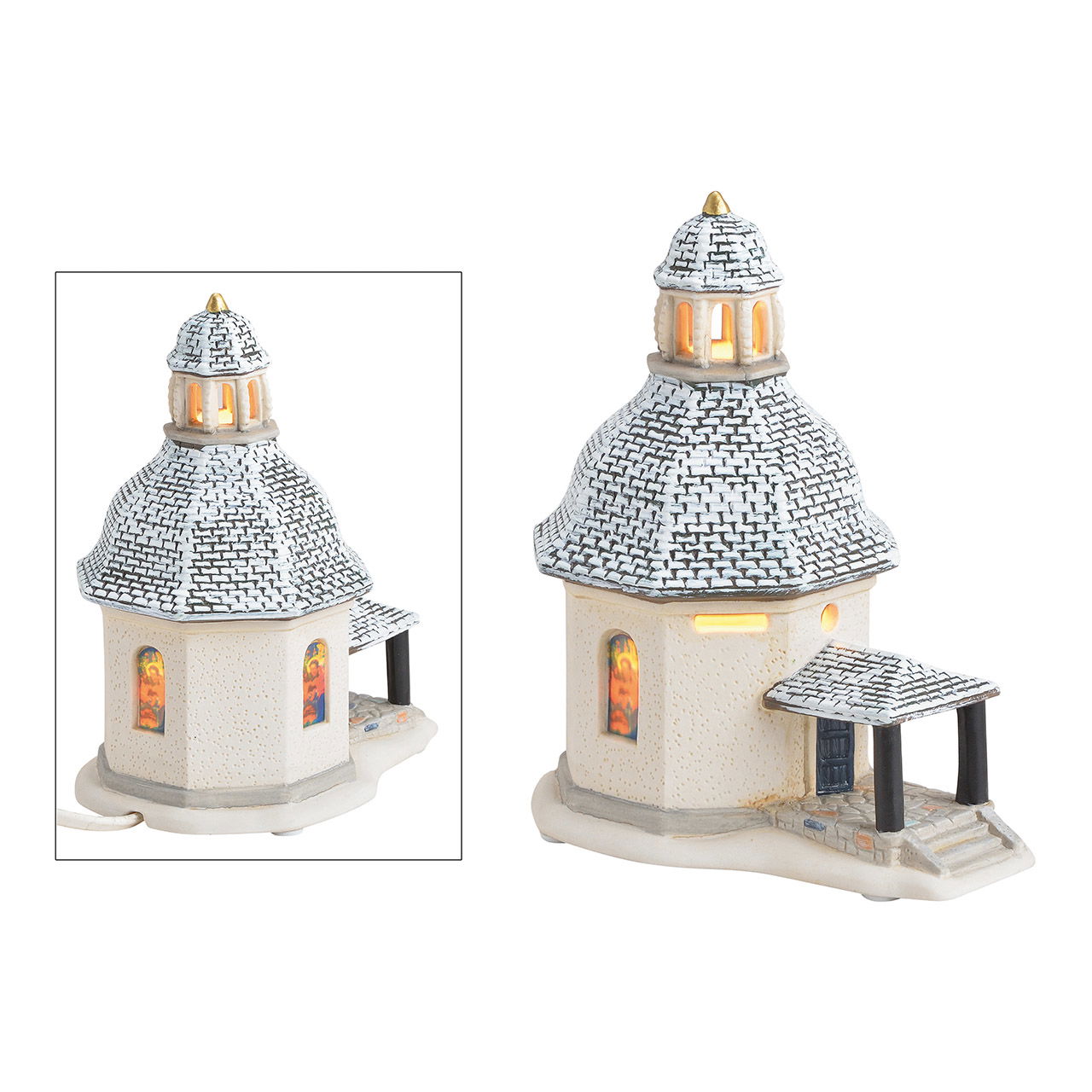 Wurm Lichthaus Stille Nacht Kirche Oberndorf bei Salzburg mit Schnee aus Porzellan, Bunt (B/H/T) 13x16x9cm Wurm Lichthaus Stille Nacht Kirche Oberndorf bei Salzburg mit Schnee aus Porzellan, Bunt (B/H/T) 13x16x9cm