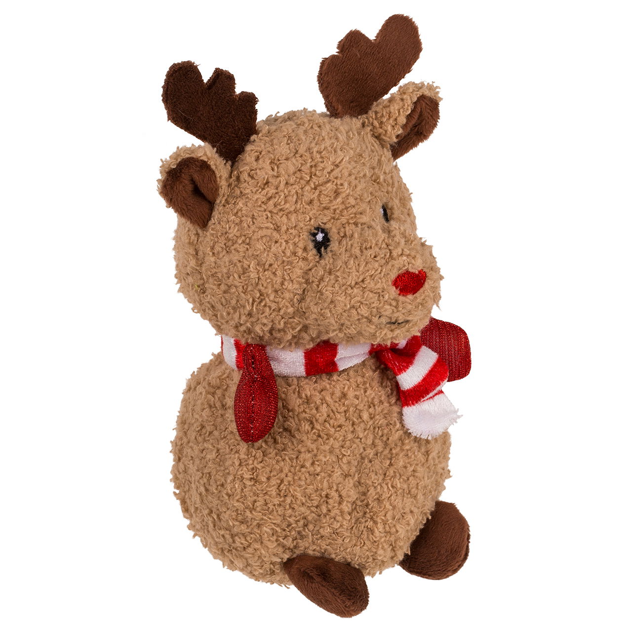 Weihnachts-Plüsch, süße Tiere, 4-fach, 12er im Display Plüsch, Spielzeug