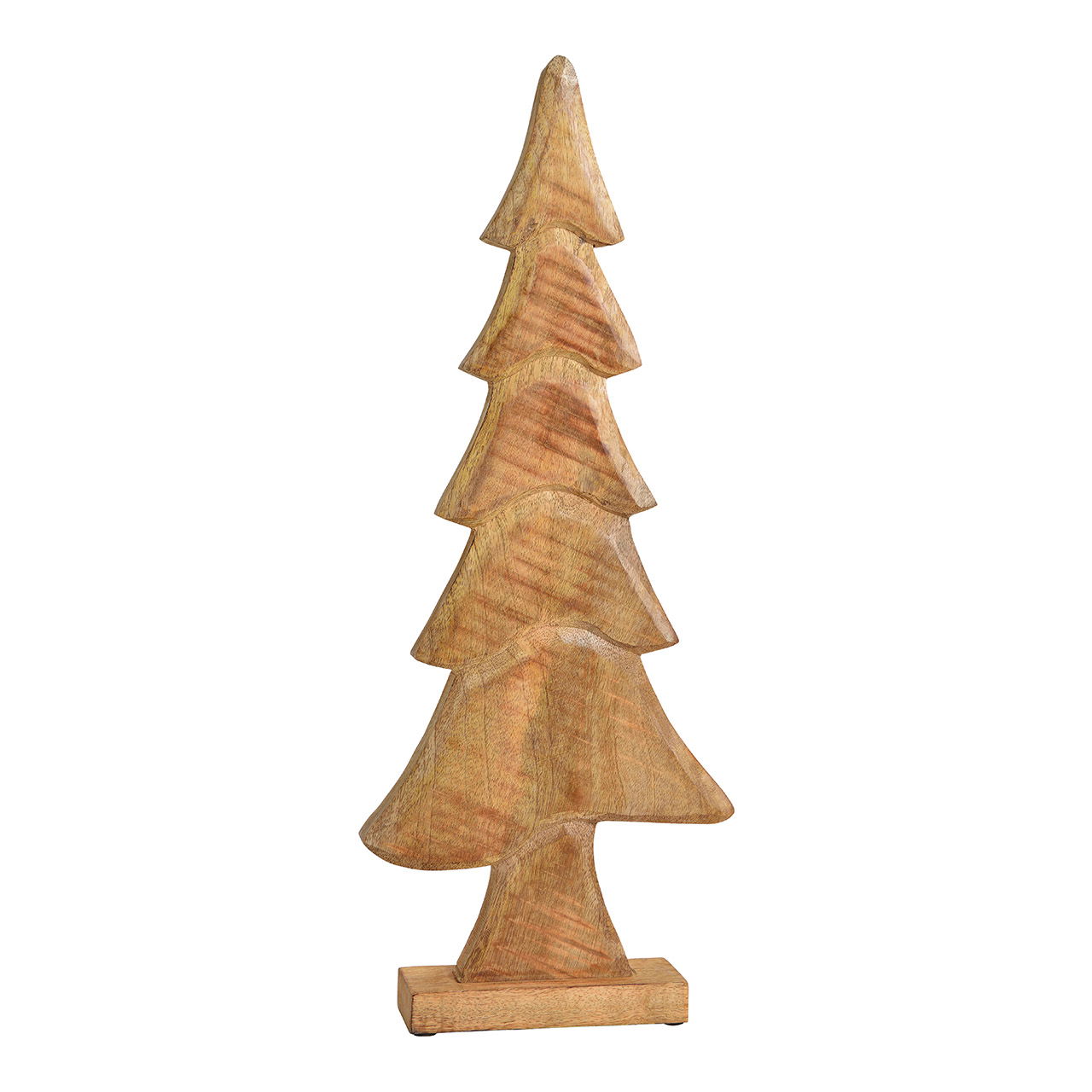 Tannenbaum aus Mangoholz Braun (B/H/T) 25x60x6cm
