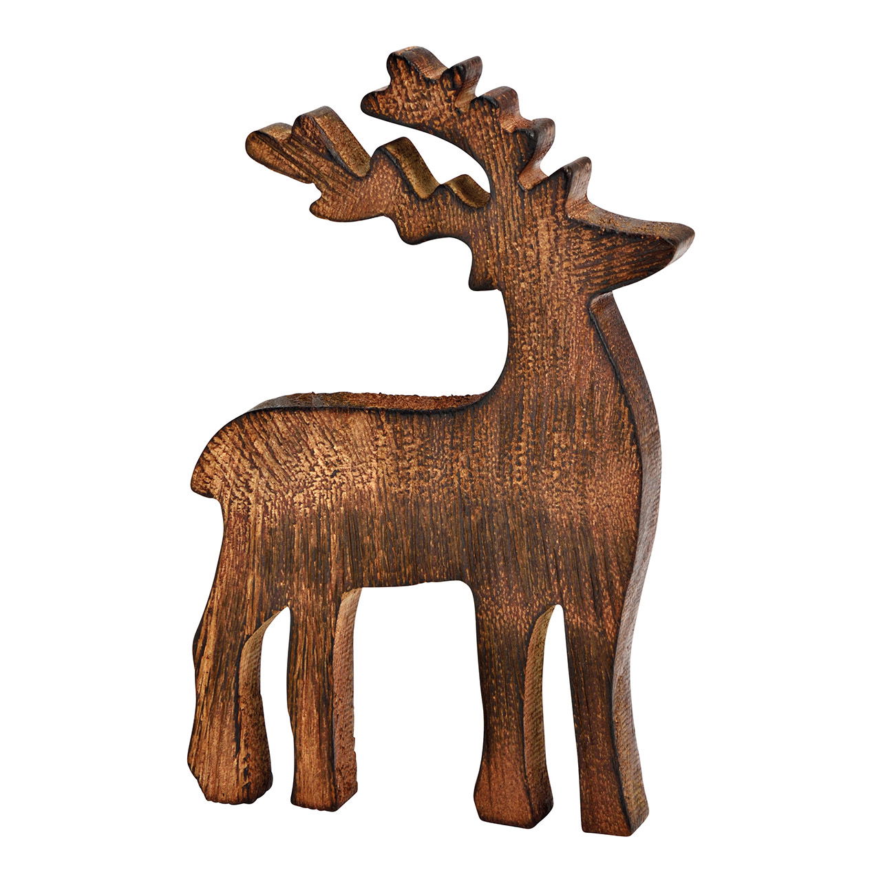 Mango wood deer brown (W/H/D) 10x16x2cm