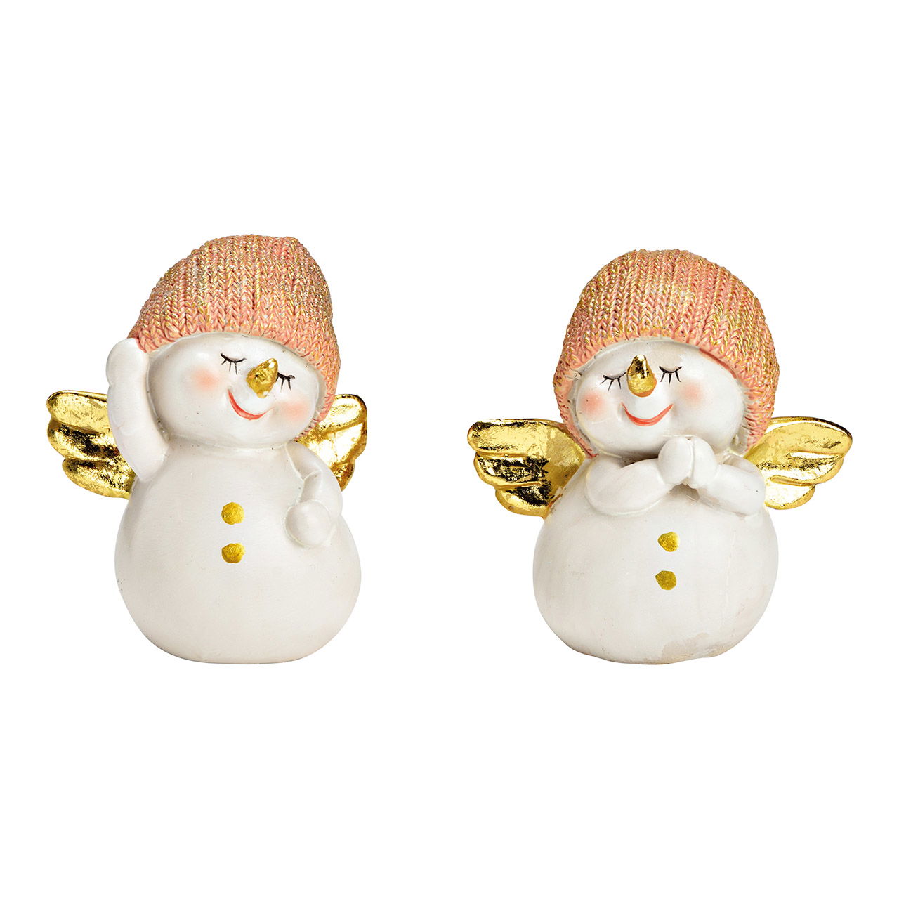 Muñeco de nieve de poliéster blanco 2 pliegues, (A/A/P) 6x7x4cm Muñeco de nieve de poliéster blanco 2 pliegues, (A/A/P) 6x7x4cm