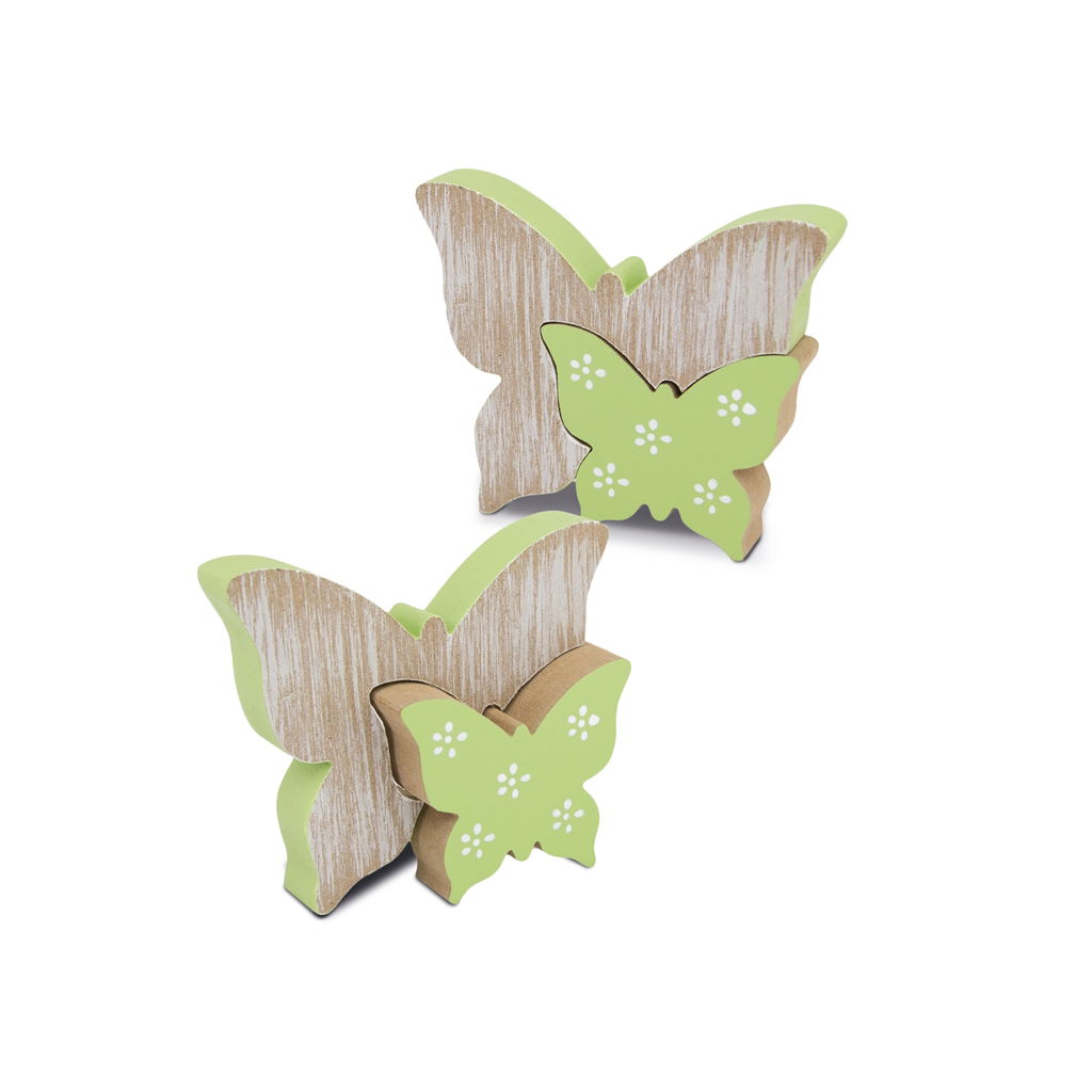 Butterfly in butterfly. Wood. 10 cm. 1 pc. Green House Butterfly in butterfly. Wood. 10 cm. 1 pc. Green House