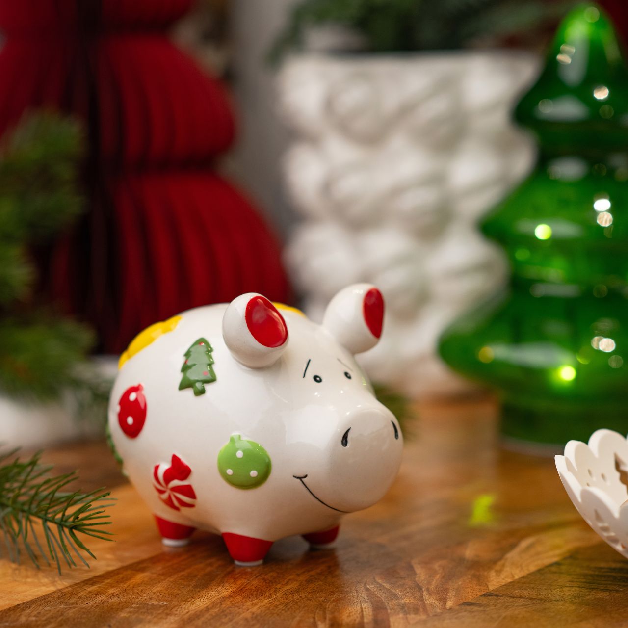 Sparschwein Company Sparschwein Weihnachts Dekor aus Keramik, Bunt (B/H/T) 12x9x9cm Kleinschwein Sparschwein Company Sparschwein Weihnachts Dekor aus Keramik, Bunt (B/H/T) 12x9x9cm Kleinschwein