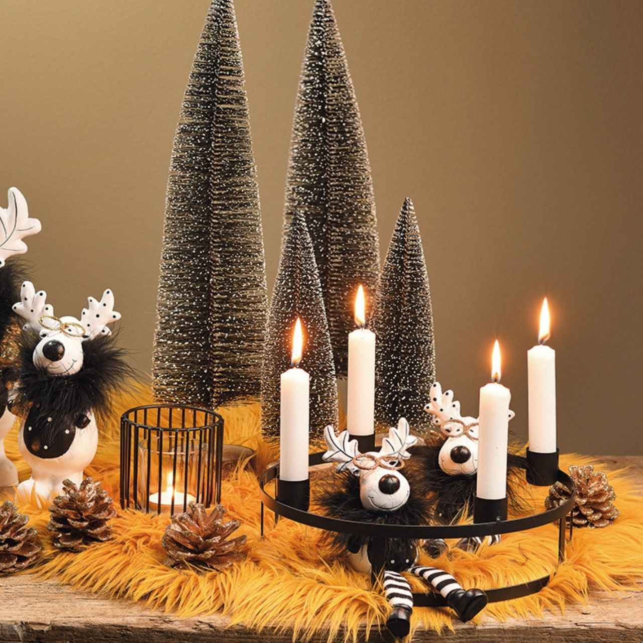 Stabkerze Weiß durchgefärbt Ø 2x18 cm Brenndauer ca. 8 Std. Weihnachten, Weihnachtsdekorationen, Festival, Kerze