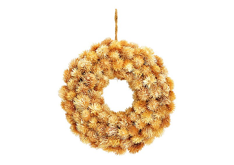 Wreath, osmanthus made of natural material nature (W / H / D) 28x28x8cm