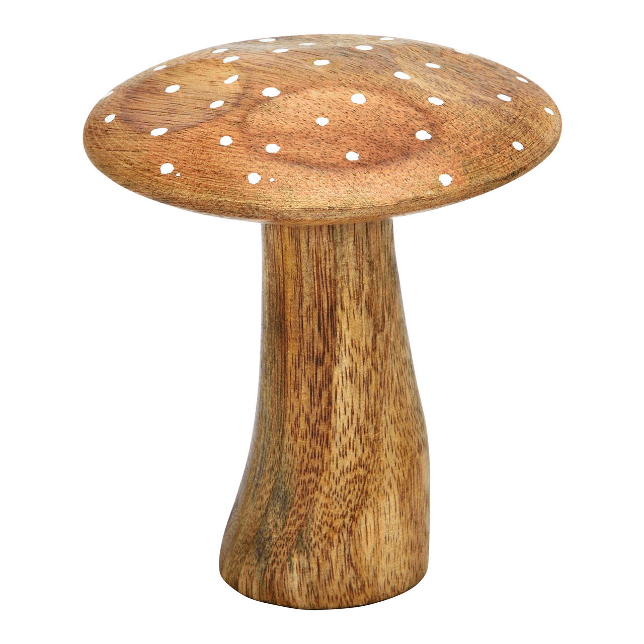 Mushroom made of natural mango wood (W/H/D) 9x10x9cm Mushroom made of natural mango wood (W/H/D) 9x10x9cm