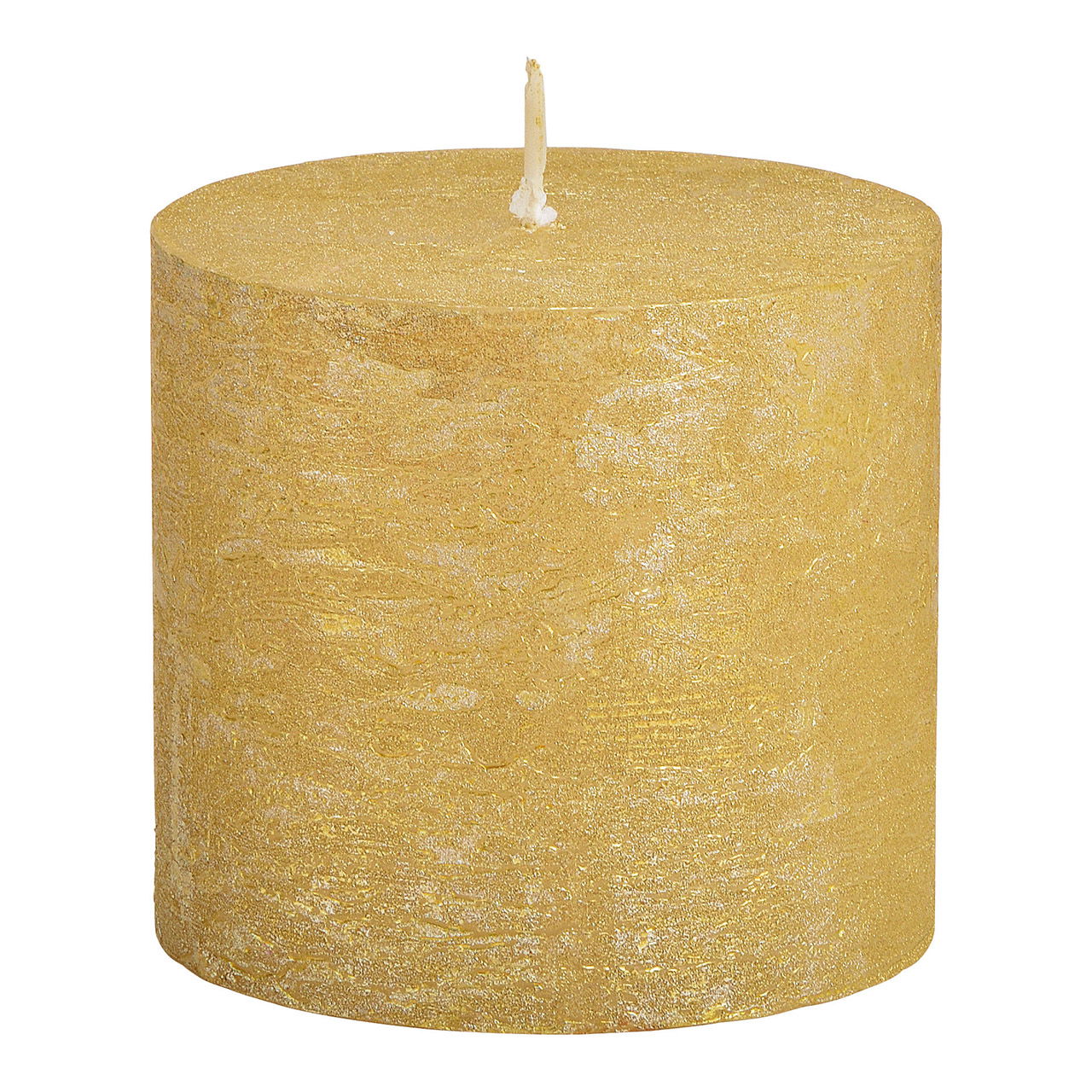 Candle Shimmer Finish made of gold wax (W/H/D) 10x9x10cm