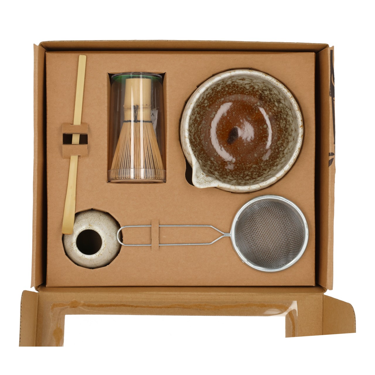 Teezeremonie-Set, Kochset, Brew-Set, Keramikschale, Besen-Maschine