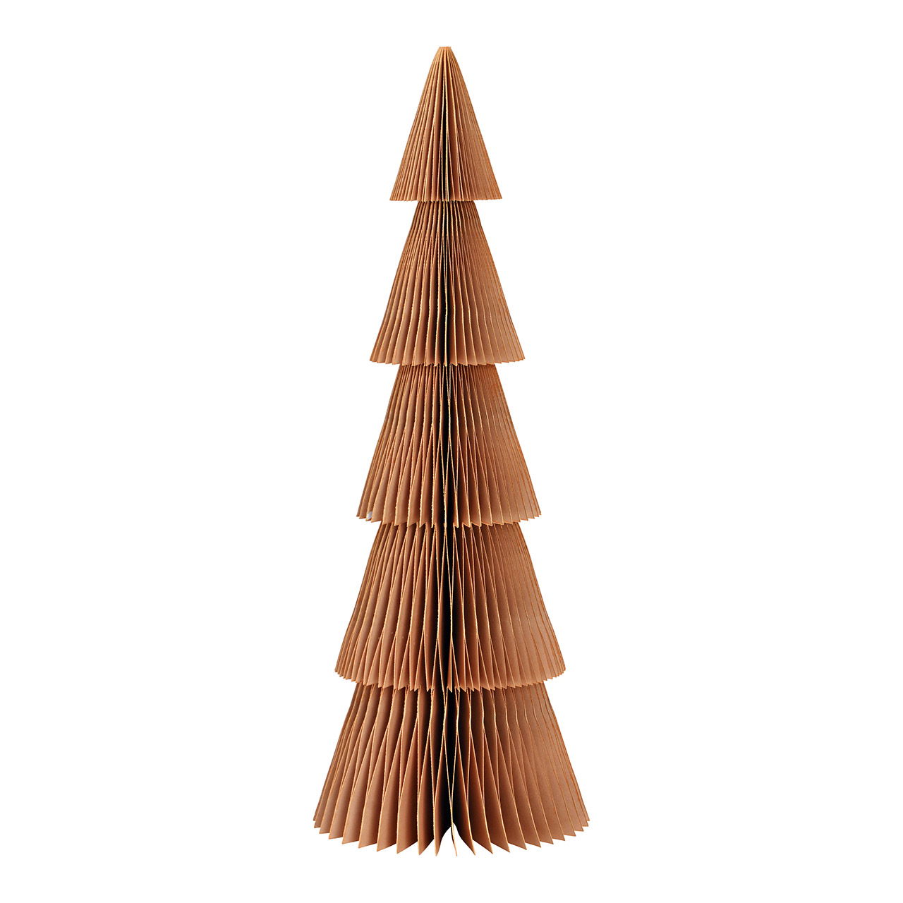 Supporto per albero di Natale a nido d'ape in carta/cartone beige (L/H/D) 14x40x14cm