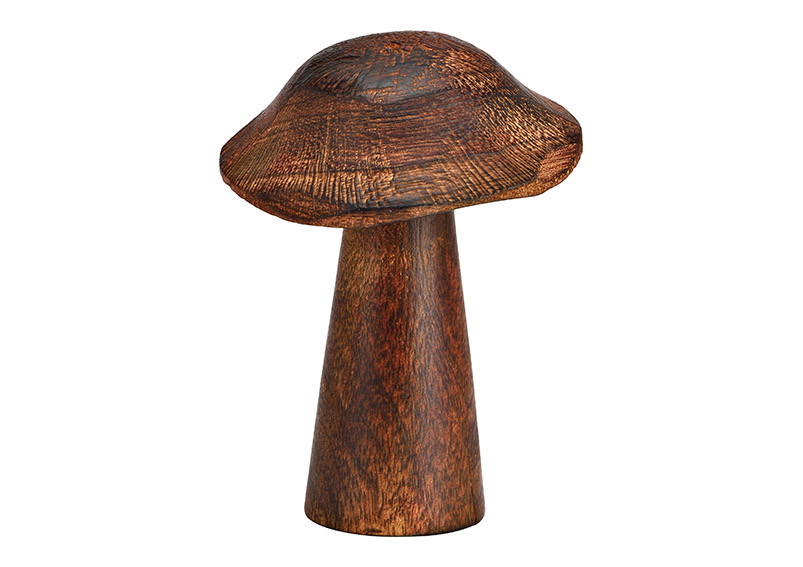 Mushroom made of mango wood brown (W/H/D) 10x13x10cm Mushroom made of mango wood brown (W/H/D) 10x13x10cm