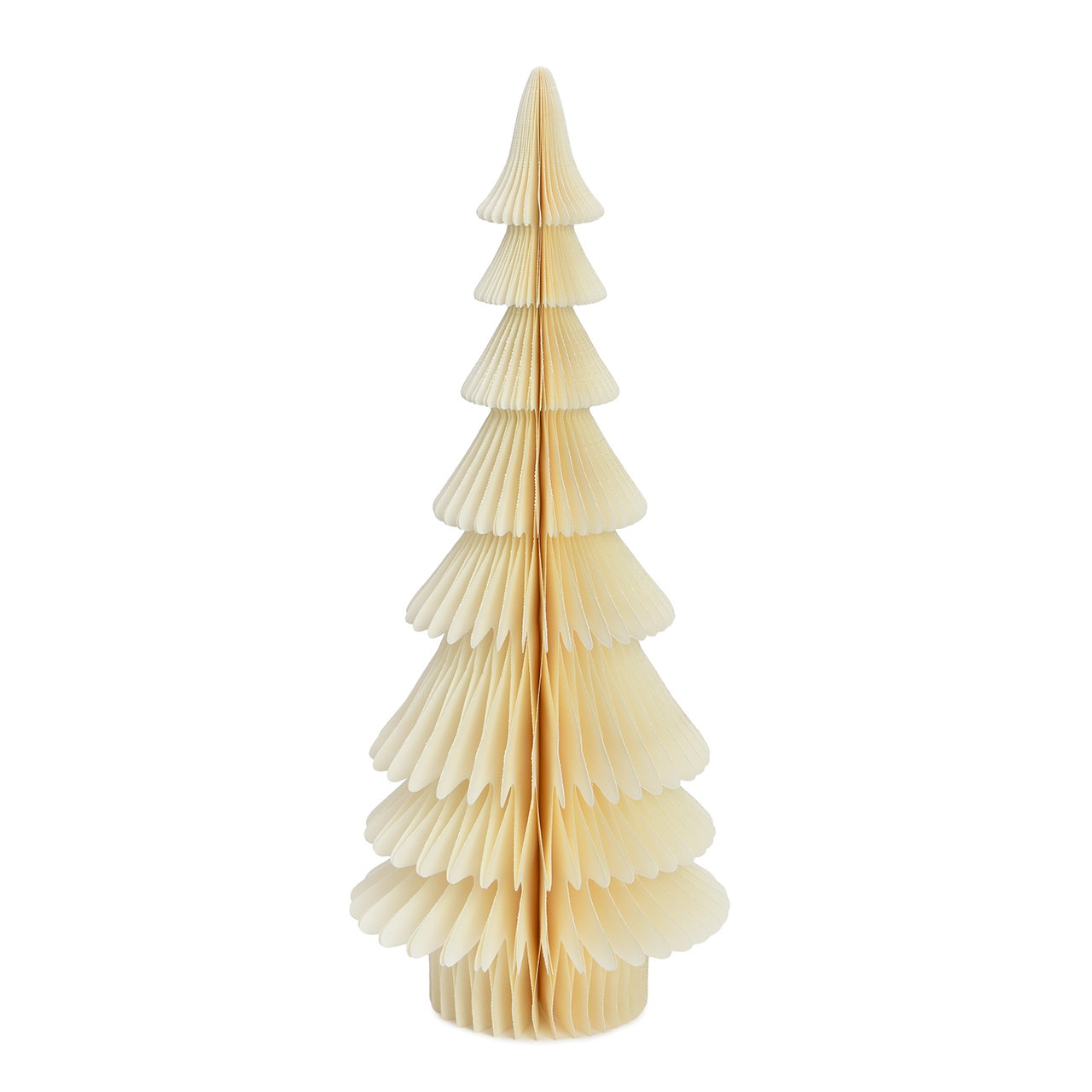 Honeycomb Tannenbaum aus Papier/Pappe Weiß (B/H/T) 19x45x19cm Honeycomb Tannenbaum aus Papier/Pappe Weiß (B/H/T) 19x45x19cm
