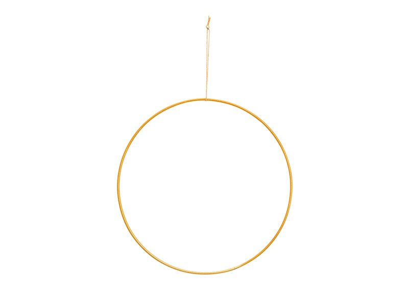 Hanger ring of metal gold Ø20cm